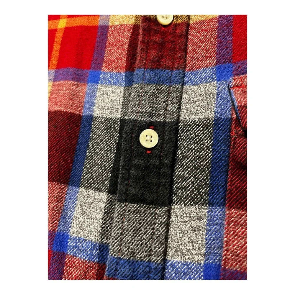 THE NORTH FACE Check Flannel Rugged Outdoors Long Sleeve Shirt Men’s Medium